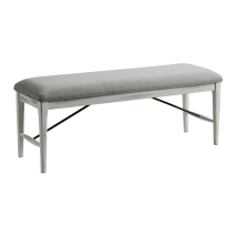 Intercon MR-CH-5019C-WWH-RTA Modern Rustic - Dining Bench - Weathered White