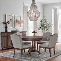 Liberty Furniture 336-DR-5PDS Harrison Heights - 5 Piece Pedestal Table Set - Sienna