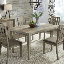 Liberty Furniture 439-DR-5RLS Sun Valley - 5 Piece Rectangular Table Set - Light Brown