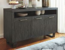 Ashley Furniture D749-60 Bellvern - Dark Gray - Dining Room Server