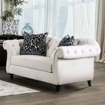 Furniture of America SM2228-LV Antoinette - Loveseat - White