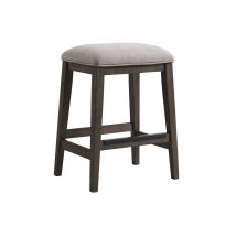 Intercon HR-BS-65C-RCV-K24 Hearst - Backless Stool - Reclaimed Chevron