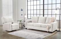 Ashley Furniture 53603/39/25 Ashley Furniture 53603/39/25 Rannis - 2 Pc. - Queen Sofa Sleeper, Rocker Recliner - Snow