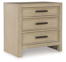 Ashley Furniture B602-93 Calmoro - Three Drawer Night Stand - Gray