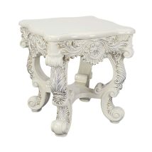 ACME LV01218 Adara - End Table - Antique White Finish
