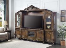 ACME LV01355 Latisha - Entertainment Center - Antique Oak Finish