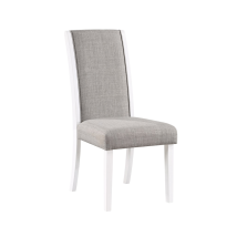 ACME DN02160 Hollyn - Side Chair (Set of 2) - Gray & White