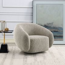 ACME LV02568 Isabel - Chair With Swivel - Brown Boucle