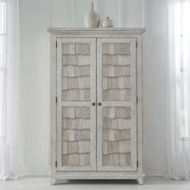 Liberty Furniture 237-BR43 River Place - Armoire - Riverstone White & Tobacco