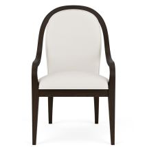 Riverside Furniture 27158 Riverside Furniture 27158 Lydia - Curved Upholstered Arm Chair (Set of 2) - White