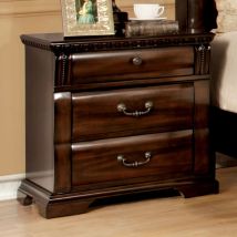 Furniture of America CM7791N Burleigh - Nightstand - Cherry