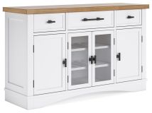 Signature Design by Ashley® D844-60 Ashbryn - White / Natural - Dining Room Server
