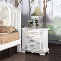 ACME BD01639 Flora - Nightstand - White