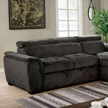 Furniture of America CM6514DG-SECT Patty - Sectional - Dark Gray