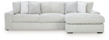 Ashley Furniture 25903S7 Ashley Furniture 25903S7 Stupendous - 2-Piece Sectional With RAF Corner Chaise - Alloy