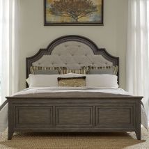 Liberty Furniture 297-BR-CKUB Paradise Valley - California King Upholstered Bed - Saddle Brown
