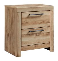 Signature Design by Ashley® B1050-92 Hyanna - Tan Brown - Two Drawer Night Stand