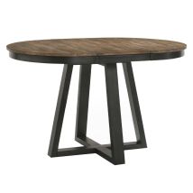 Intercon HP-TA-4260G-BBP-C Harper - Round Counter Table - Brushed Brown / Pecan