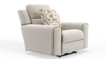 Jackson Furniture Industries 615407-2973/26-2977/29 Micah - Power Headrest Power Deep Seat Lay Flat Recliner - Oatmeal