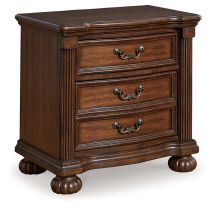 Ashley Furniture B764-93 Lavinton - Three Drawer Night Stand - Brown