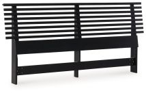 Signature Design by Ashley® B1013-158 Danziar - Black - King Slat Headboard