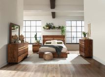 CoasterElevations 223250Q-S5 Winslow - Queen 5 Piece Bedroom Set - Smokey Walnut