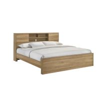 Intercon VG-BR-2260K-NNM-C Intercon VG-BR-2260K-NNM-C Vega - King Bed - Natural Oak Melamine