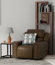 Jackson Furniture Industries 631507-1286/09-3086/09 Arezzo - Power Headrest Power Lay Flat Recliner With Zero Gravity/Extended Ottoman - Chocolate