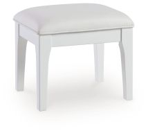 Ashley Furniture B822-01 Chalanna - Vanity Stool - White