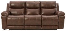 Ashley Furniture U6480515 Edmar - Chocolate - Pwr Rec Sofa With Adj Headrest