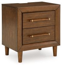 Signature Design by Ashley® B615-92 Lyncott - Brown - Two Drawer Night Stand