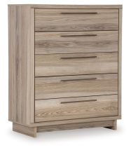 Signature Design by Ashley® B2075-345 Hasbrick - Tan - Five Drawer Wide Chest