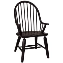 Liberty Furniture 17-C4051 Liberty Furniture 17-C4051 Treasures - Bow Back Arm Chair - Black