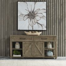 Liberty Furniture 172-OT1030 Parkland Falls - Sofa Table - Weathered Taupe