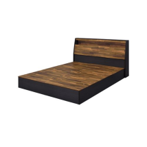 ACME BD00545Q Eos - Queen Bed - Walnut & Black Finish