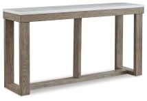 Ashley Furniture T789-4 Loyaska - Sofa Table - Brown / Ivory