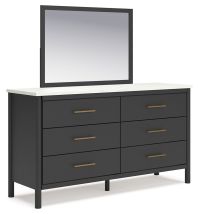 Ashley Furniture B2616B1 Ashley Furniture B2616B1 Cadmori - Dresser and Mirror - Black / White
