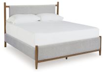 Signature Design by Ashley® B615B6 Lyncott - Brown - King Upholstered Bed