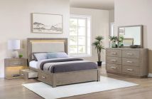Coaster Fine Furniture 224850Q-S4 Kenora - 4 Piece Queen Bedroom Set - Barley Brown