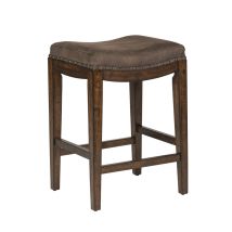 Liberty Furniture 316-OT9001 Aspen Skies - Upholstered Console Stool - Dark Brown