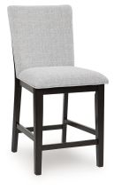 Ashley Furniture D618-124 Neymorton - Upholstered Barstool (Set of 2) - Dark Grayish Brown