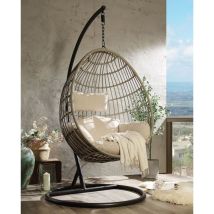 ACME 45082 Vasant - Patio Swing Chair - Beige