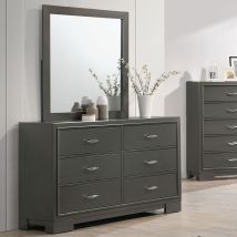 Furniture of America CM7416GY-D Alison - Dresser - Dark Gray