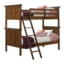 Intercon SM-BR-4460TT-TUS-C San Mateo Youth - Twin Over Twin Bunk Bed - Tuscan