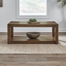 Liberty Furniture 449-OT1010 Broadmore - Rectangular Cocktail Table - Cobblestone Brown