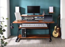 ACME OF00990 Willow - Music Desk - Cherry & Black Finish