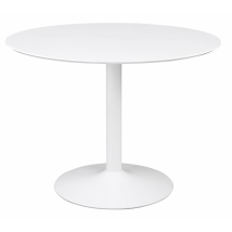 CoasterEveryday 105261 Lowry - Round Wood Top Dining Table - White