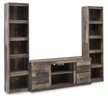 Signature Design by Ashley® EW0200W9 Derekson - Multi Gray - 3-Piece Entertainment Center