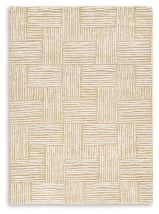 Signature Design by Ashley® R406412 Adanmund - Beige / Caramel - Medium Rug