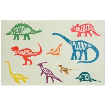 Furniture of America RG8203 Baron - 5' x 8' Area Rug Dinos - Multi / Beige